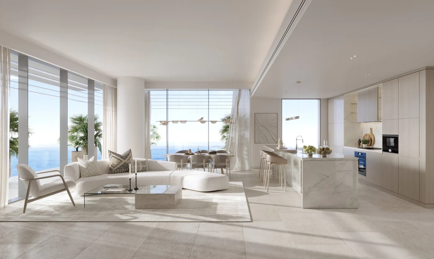 Interior render at Playa Del Sol.