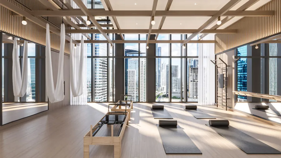 Yoga Studio at One River Point.