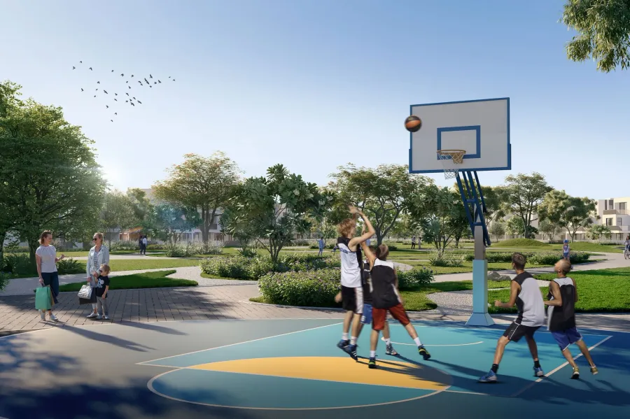 Basketball Court at Golf Vale.