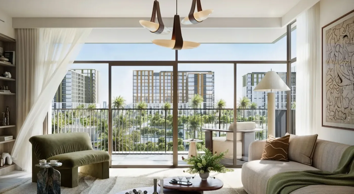 Interior render at Terra Woods.