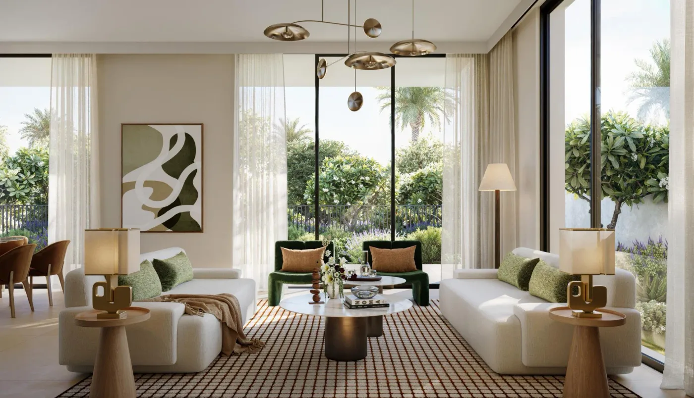 Interior render at Serro.