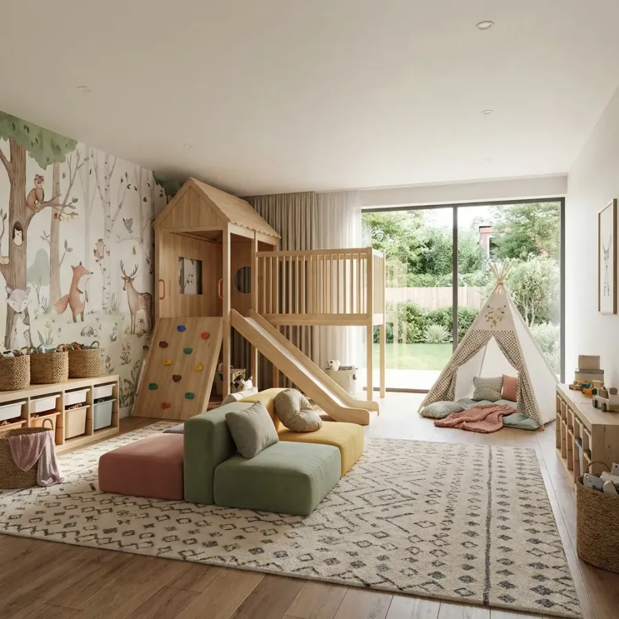Indoor Kids' Play Area at Greencrest.