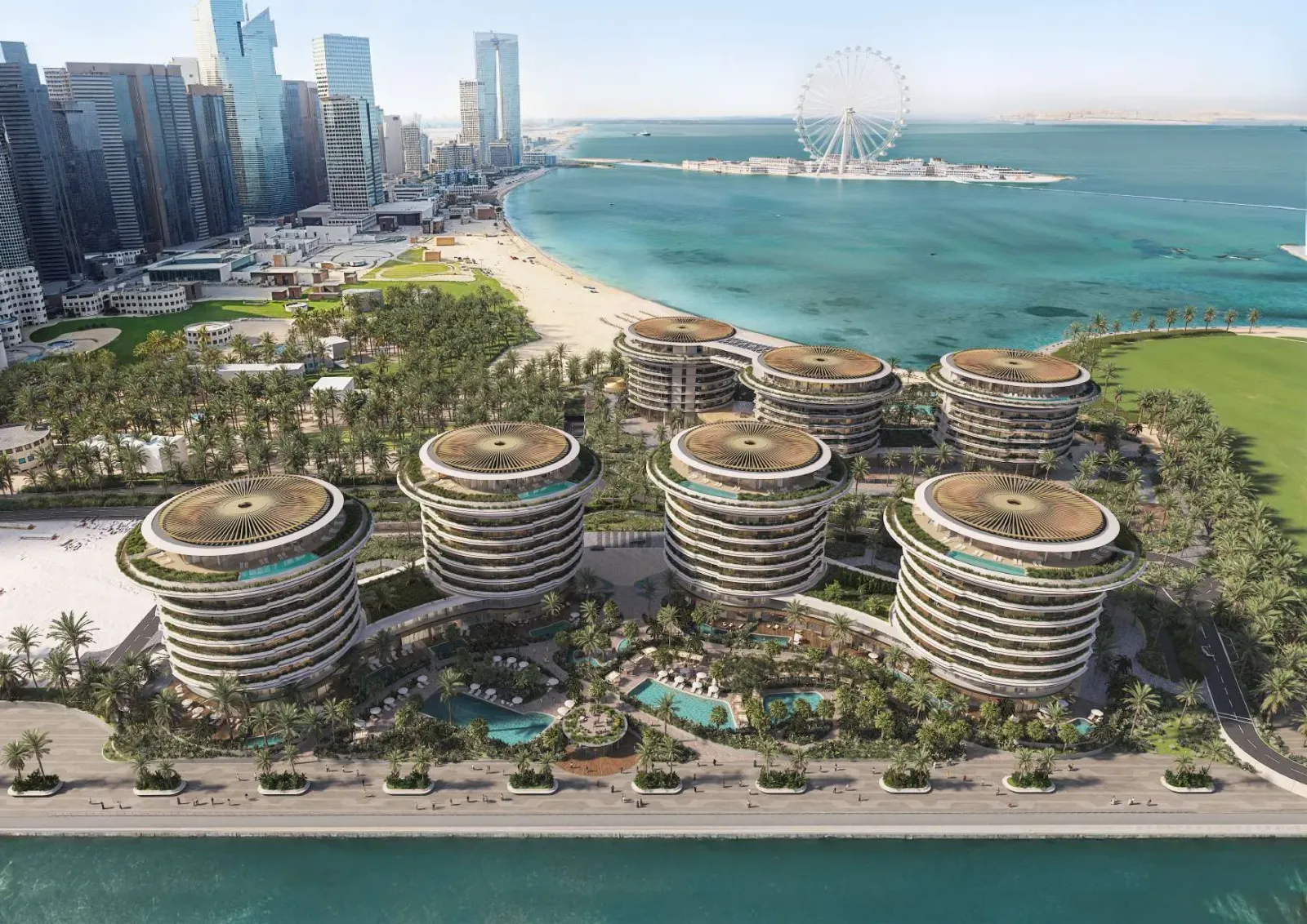 The Residences at The Dubai Beach EDITION, Jumeirah Beach Residence (JBR) · render 1