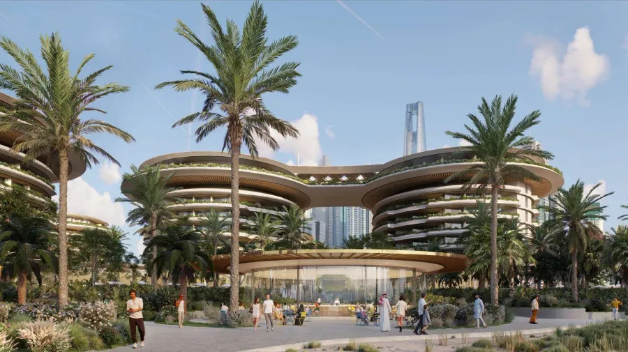 Outdoor Event Areas at The Residences at The Dubai Beach EDITION.