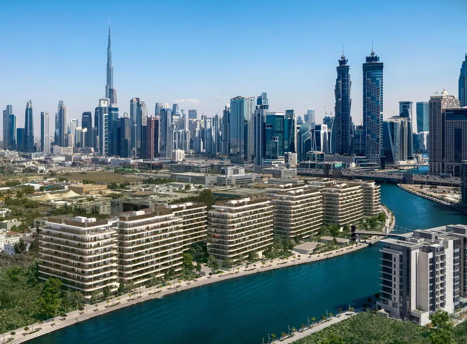 Eden House The Park, Dubai Water Canal · render 3
