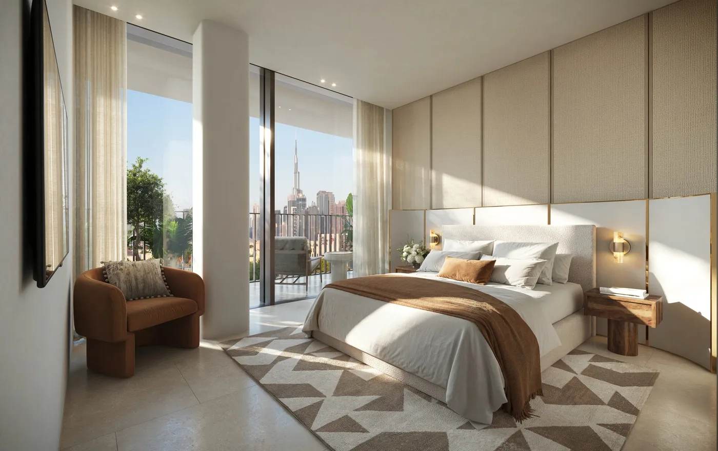 Interior render at Eden House The Park.