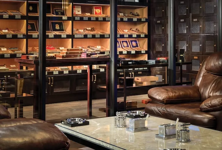 Cigar Lounge at Four Seasons Private Residences DIFC.