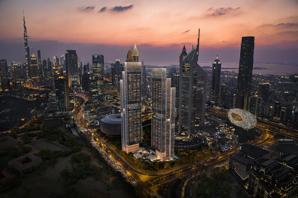 Jumeirah Residences Emirates Towers, Trade Centre 2 · render 3
