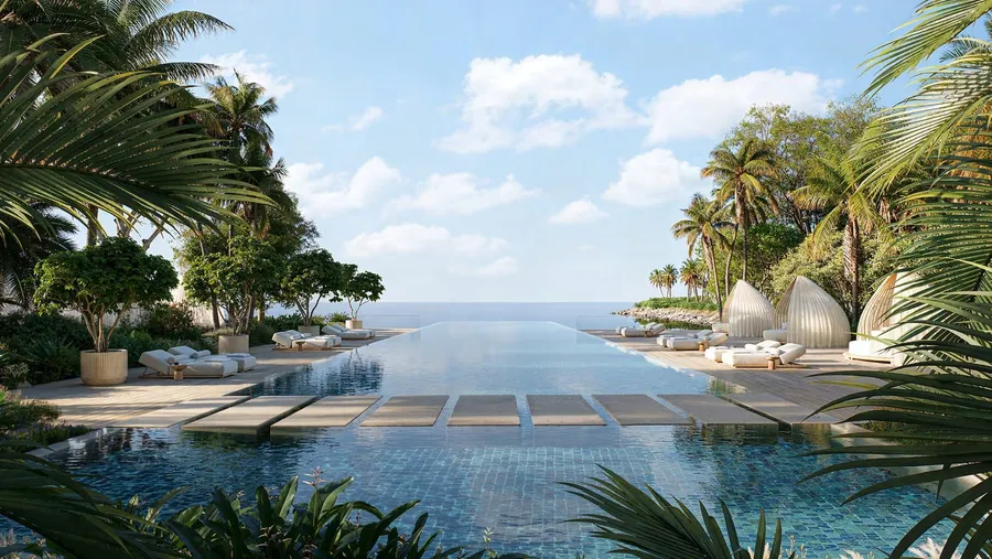 Swimming Pools at Jumeirah Asora Bay.
