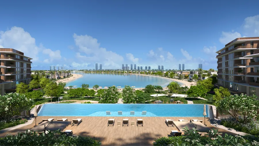 Infinity Pool at Palm Central Private Residences Phase 2.