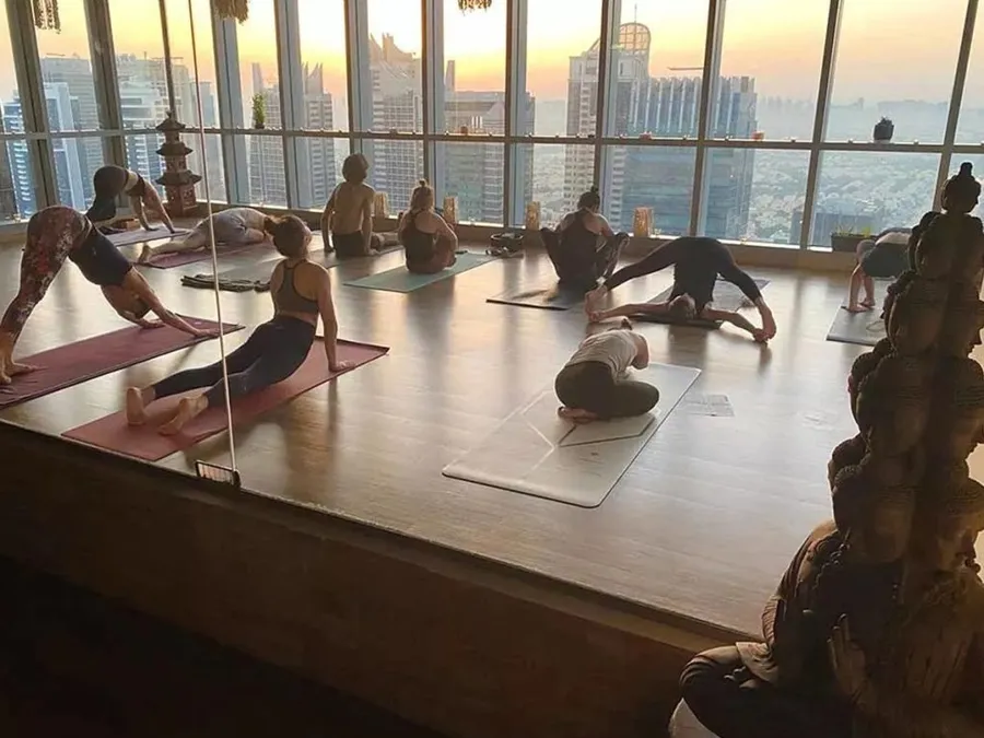Yoga Studio at Palm Beach Tower 3.