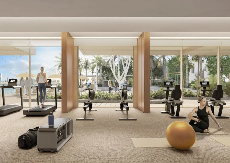 Indoor Gym at Palm Beach Tower 3.