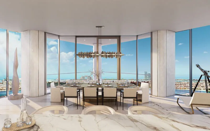 Interior render at Palm Beach Tower 3.