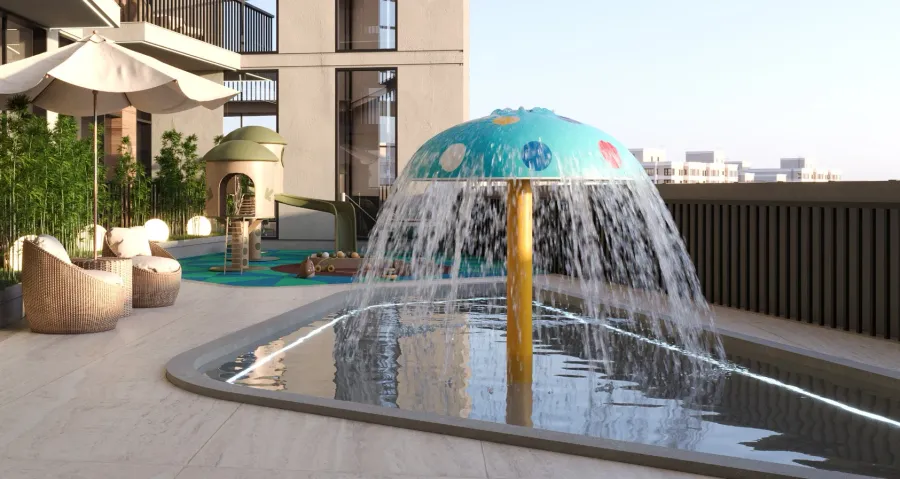 Splash Area at Green Field.