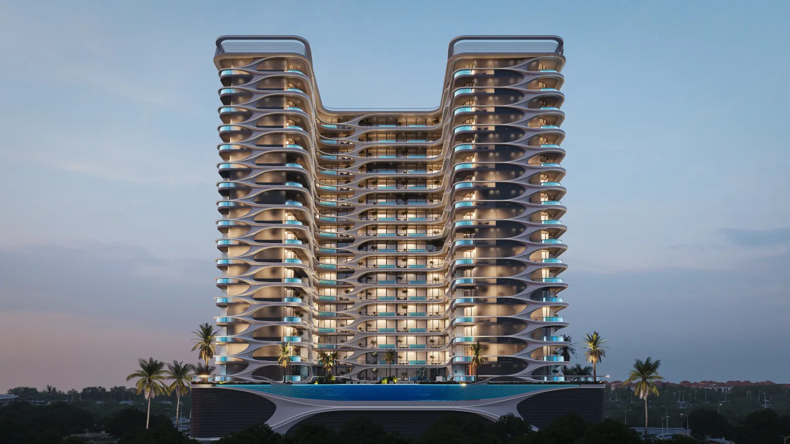 Samana Boulevard Heights, Dubai Land Residence Complex · render 1