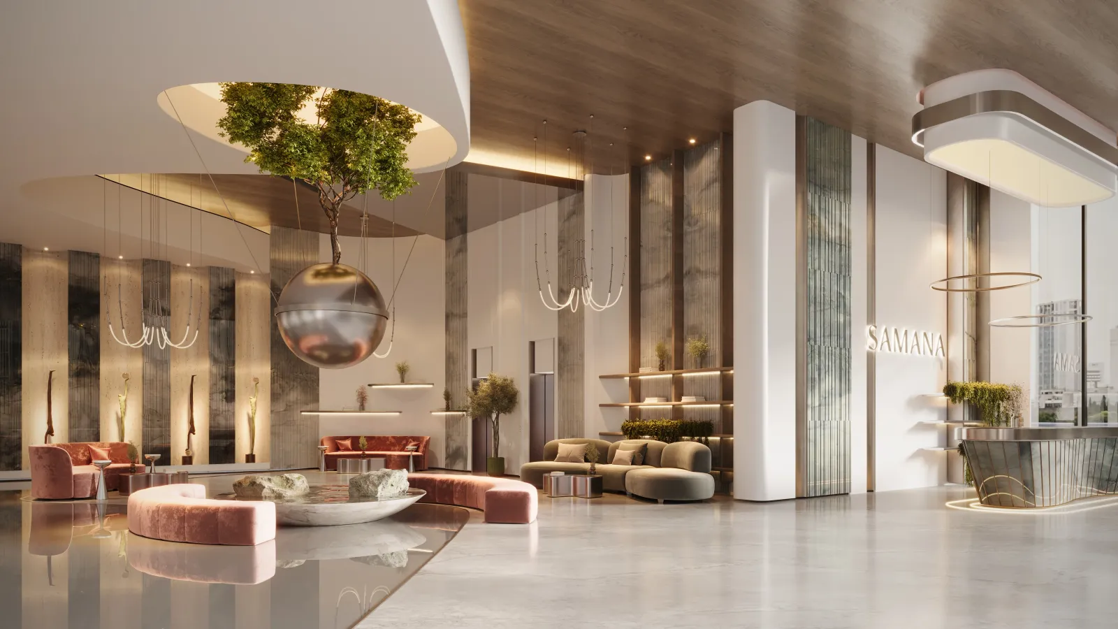 Samana Boulevard Heights, Dubai Land Residence Complex · render 4