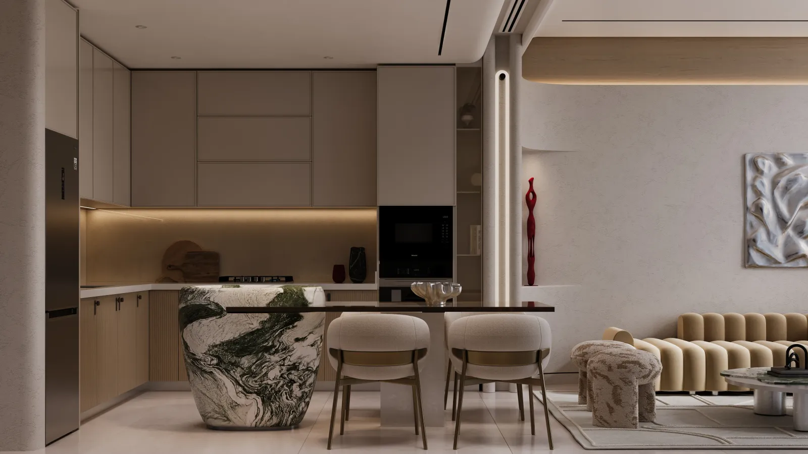 Samana Boulevard Heights, Dubai Land Residence Complex · render 5