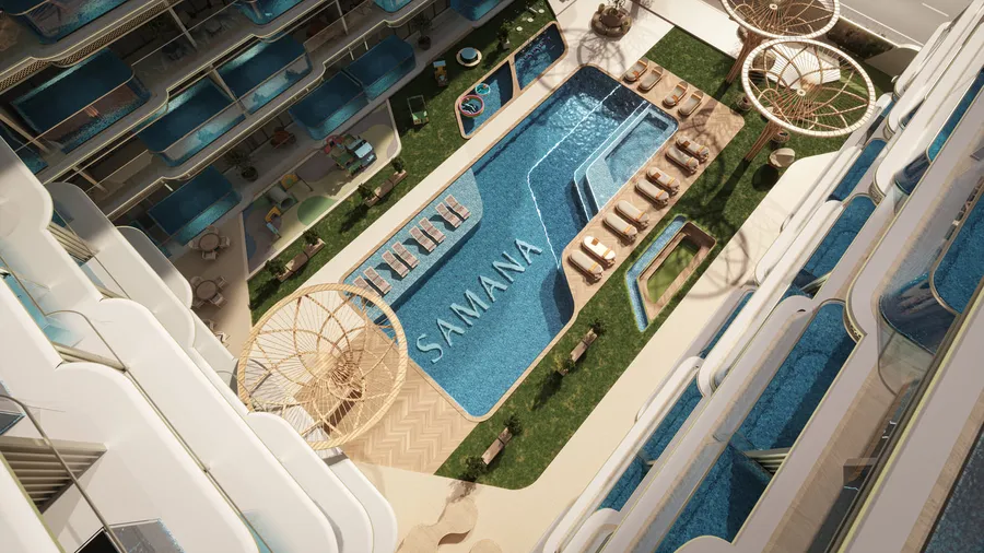 Swimming Pool at Samana Imperial Garden.