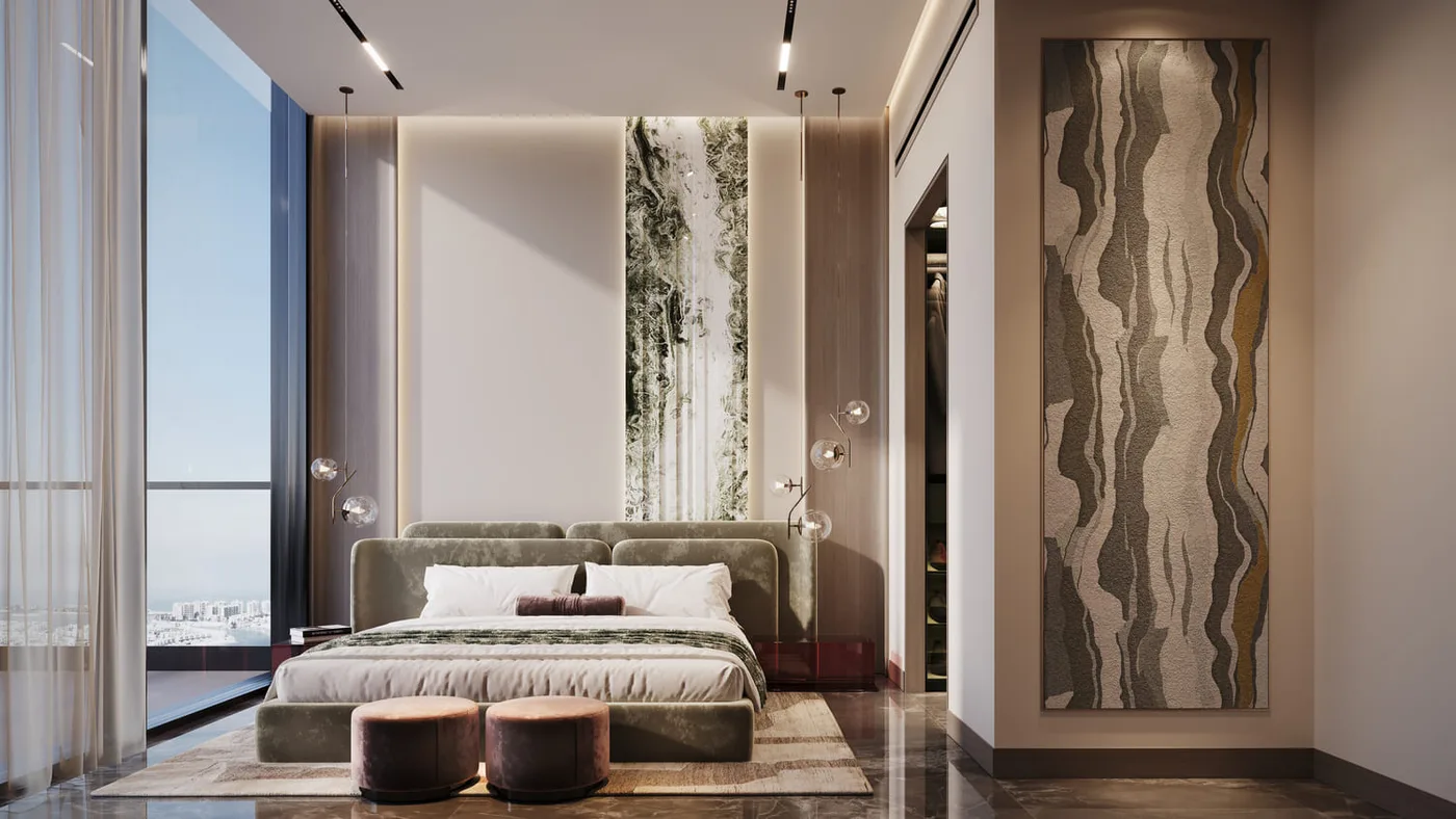 Interior render at Samana Imperial Garden.