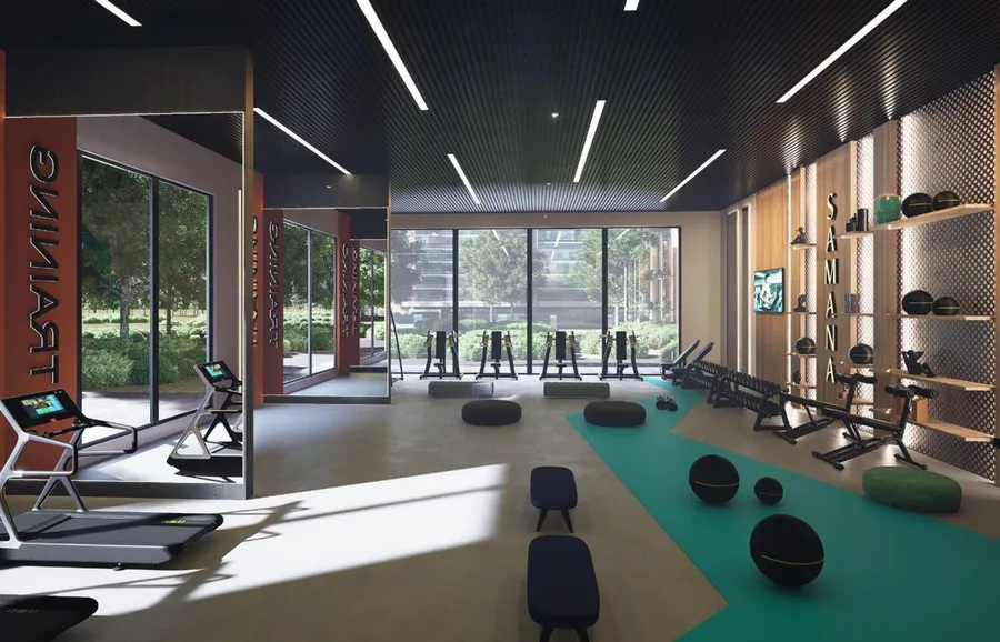 Gym at Samana Ocean Bay.