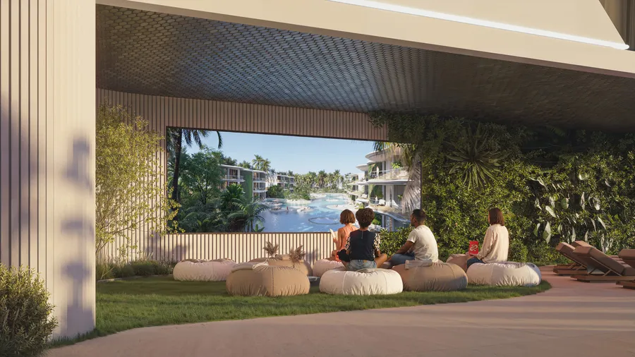 Outdoor Cinema at Samana Parkville.