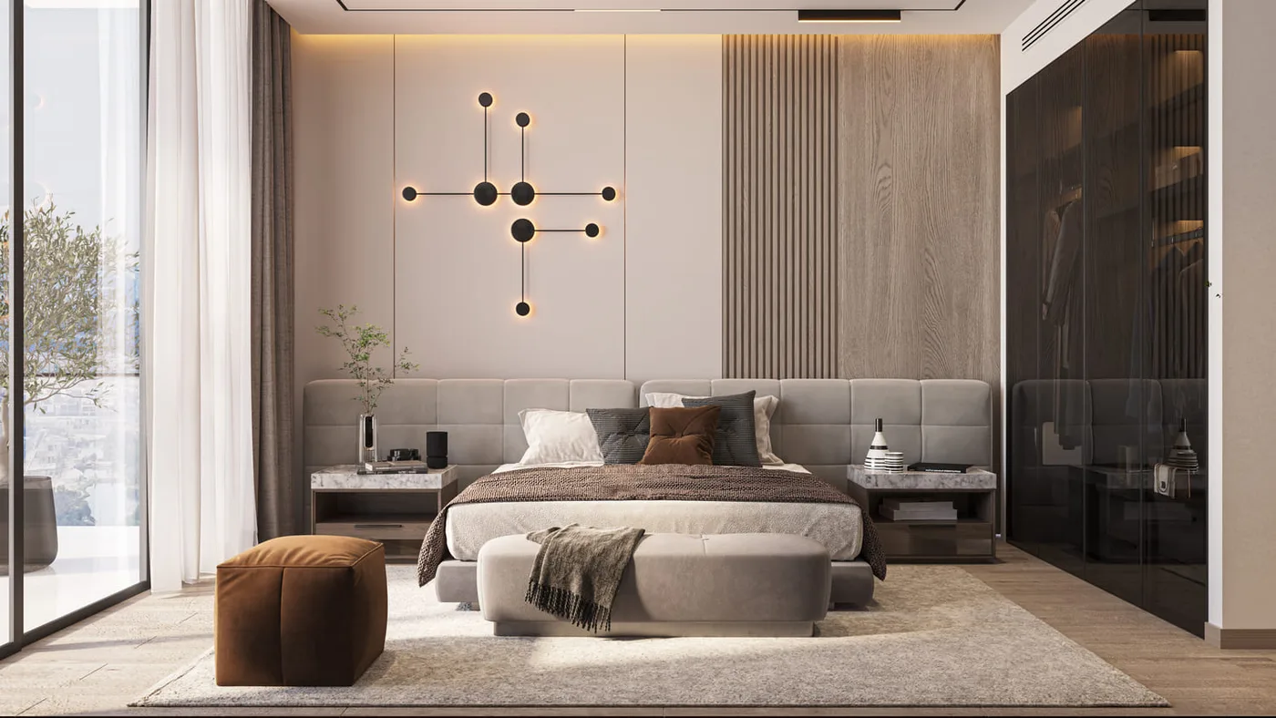 Interior render at Samana Parkville.