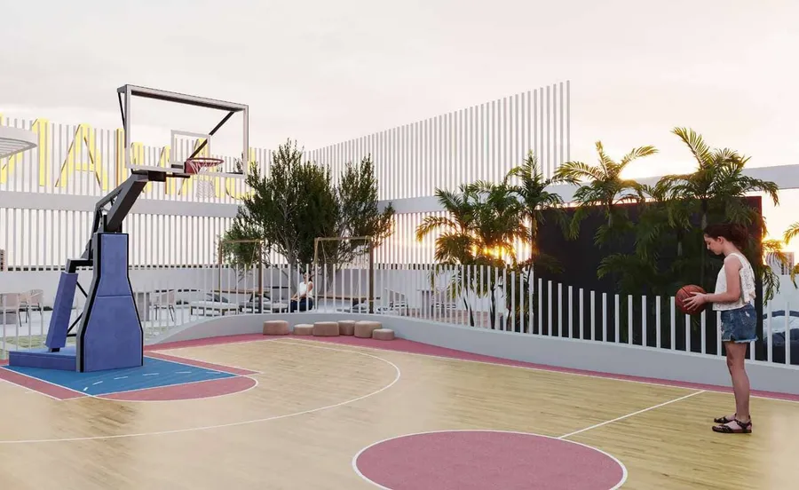 Basketball Court at Samana Park Meadows.