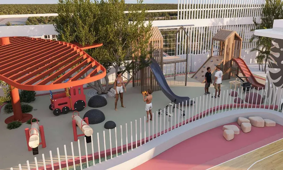 Kids Play Area at Samana Park Meadows.