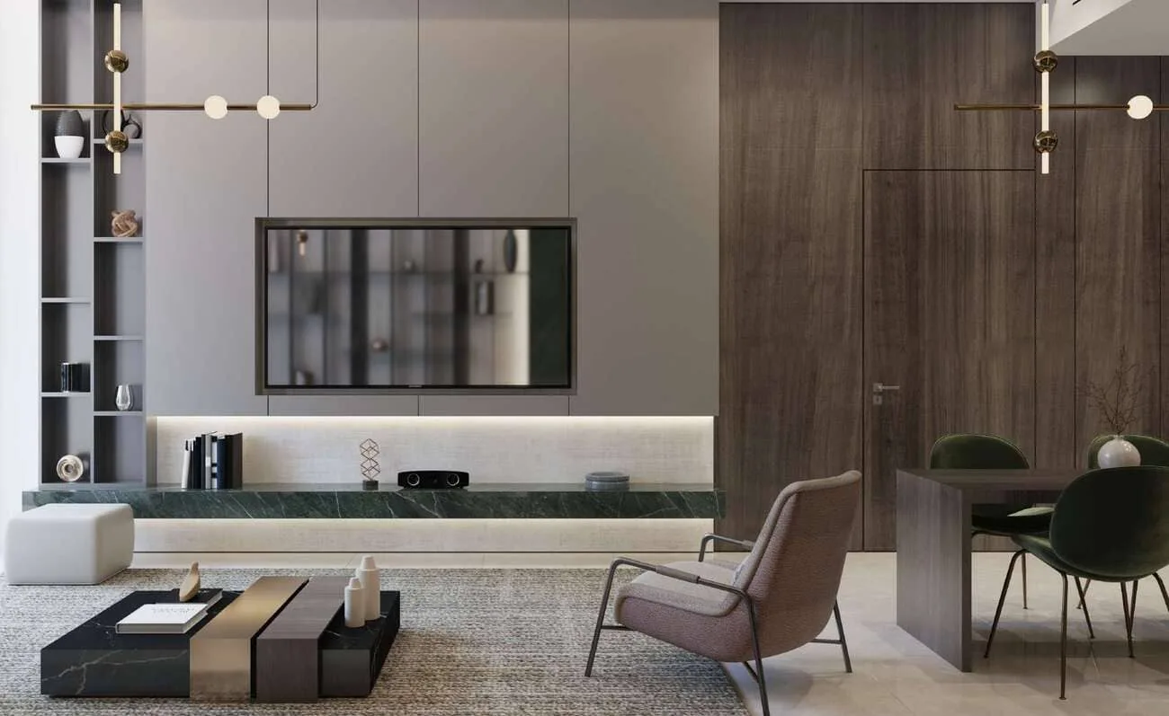 Interior render at Samana Park Meadows.
