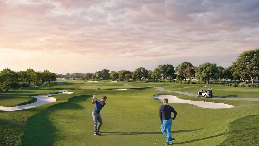 Golf Areas at The Terraces at Sobha City.