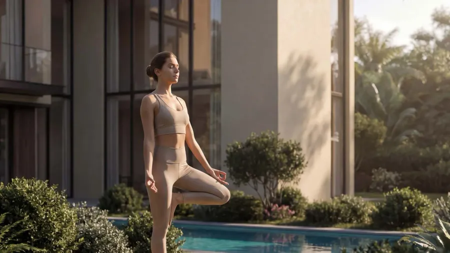 Meditation Zones at The Terraces at Sobha City.