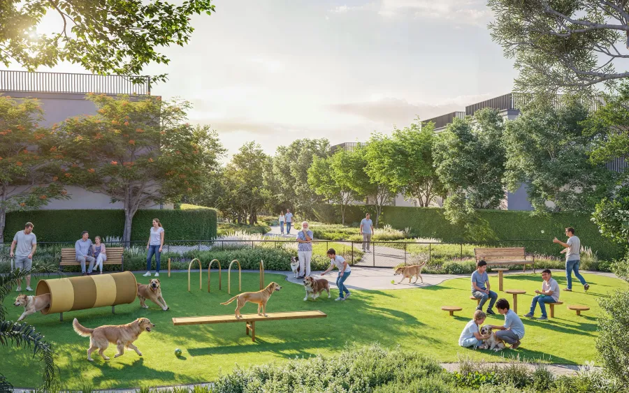 Pets Park at The Brooks at Sobha Sanctuary.