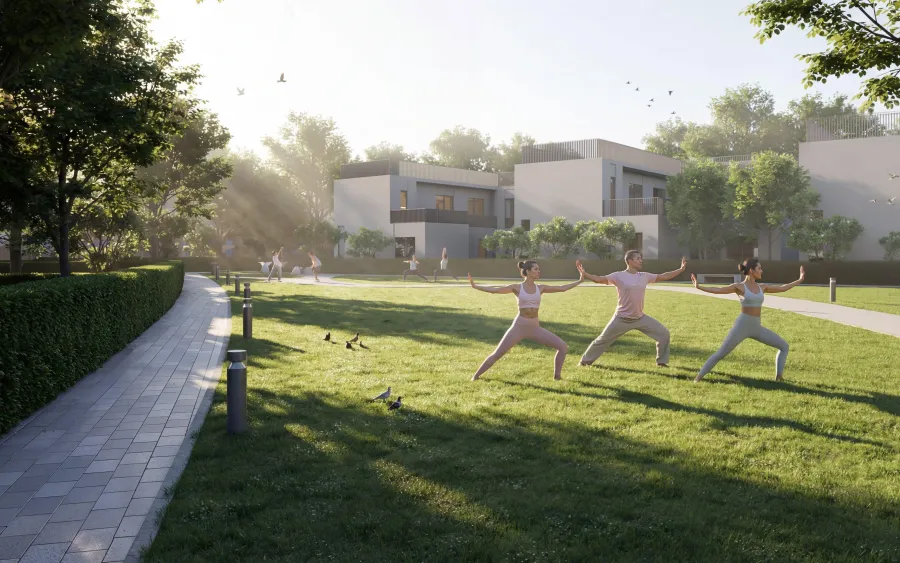 Leisure and Wellness Loop at The Brooks at Sobha Sanctuary.
