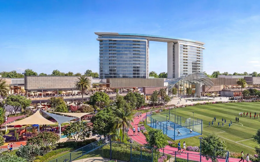 Outdoor Fitness Zones at The Brooks at Sobha Sanctuary.