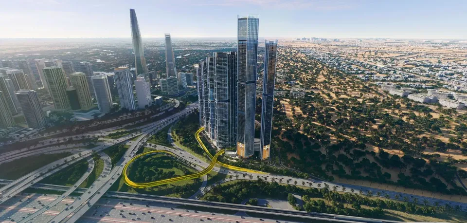The Pinnacle at Sobha Central, Sobha Central · render 1