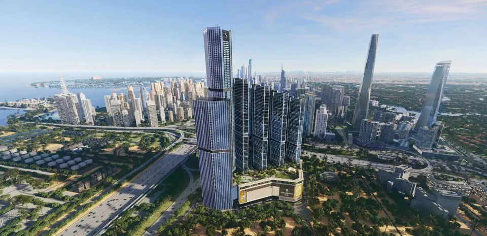 The Pinnacle at Sobha Central, Sobha Central · render 3