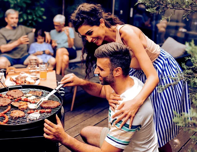 Family Barbecue Gathering Space  at The Tranquil at Sobha Central.