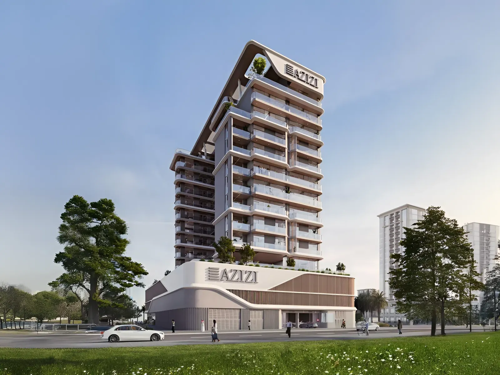 Azizi Sakandar, Al Furjan · render 3