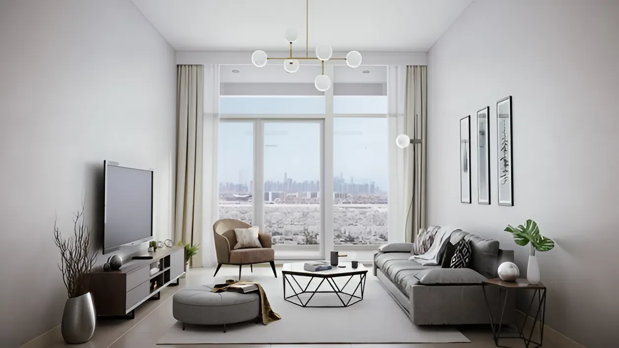Interior render at Azizi Sakandar.