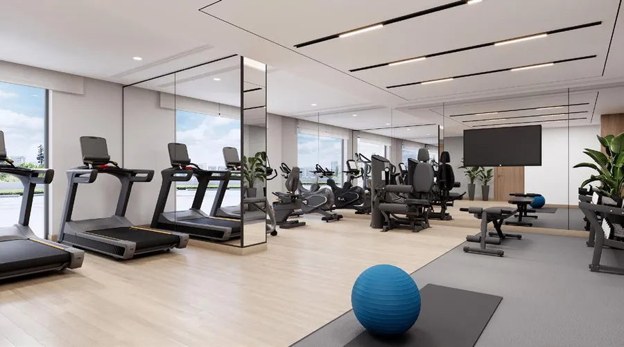 Fully-Equipped Gym at Azizi Arian.