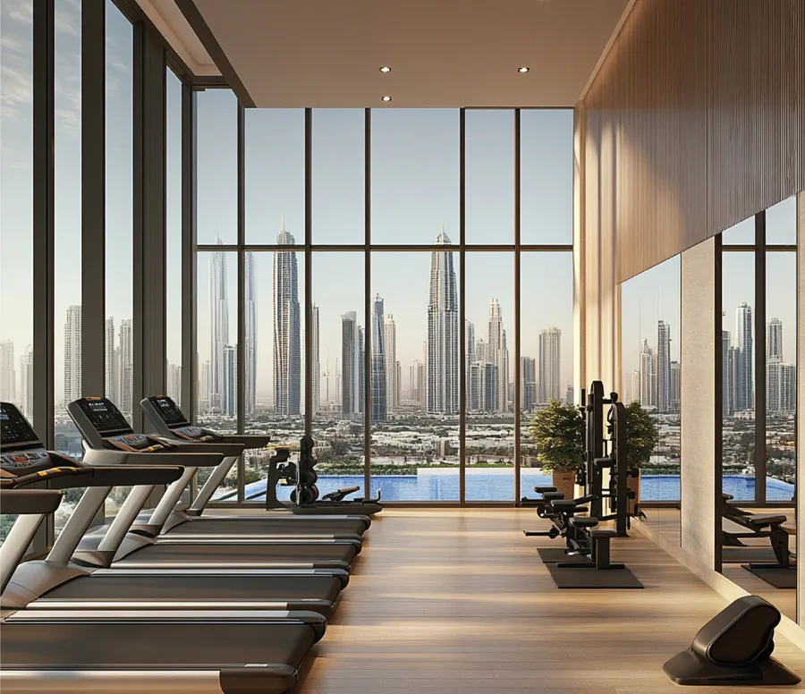 Gym at Azizi Raffi.