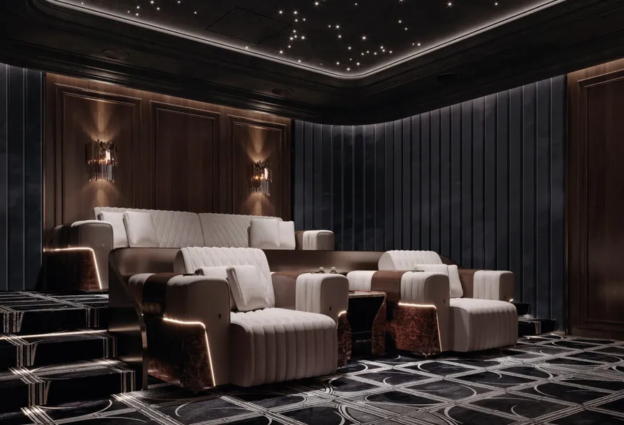 State-Of-The-Art Home Cinema at Monaco Mansions.