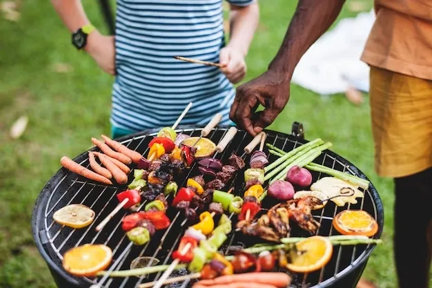 Bbq Area at Azizi Jewel.