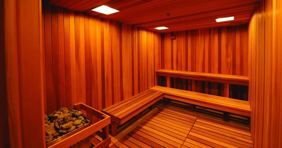Saunas at Burj Azizi.