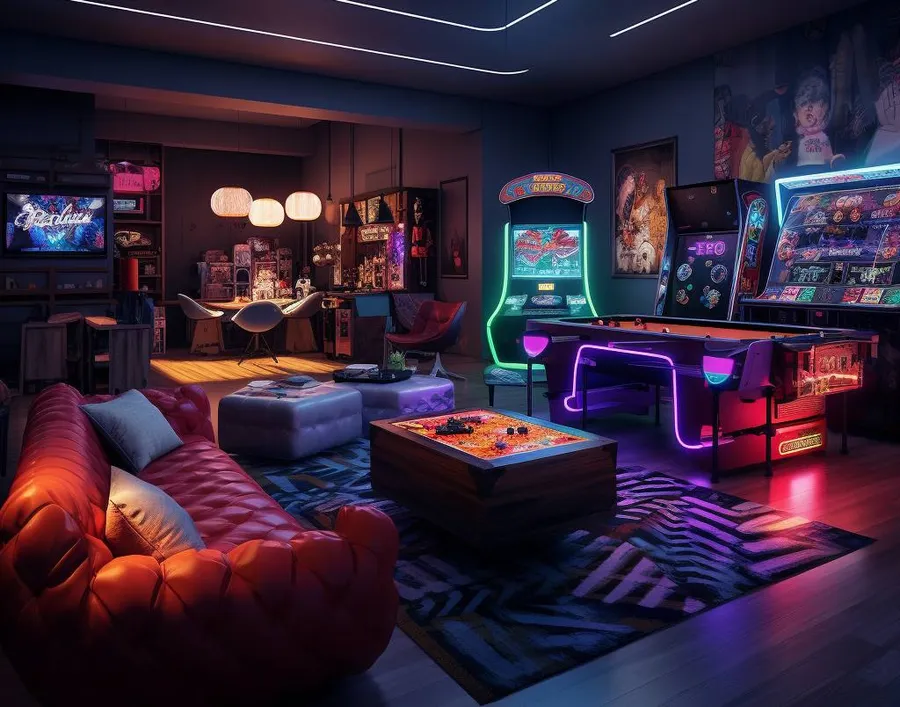 Party Room & Games Room at Burj Azizi.