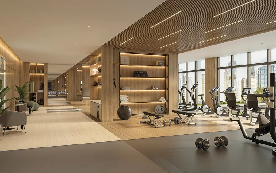 Fully-Equipped Gym at Creek Views 3.