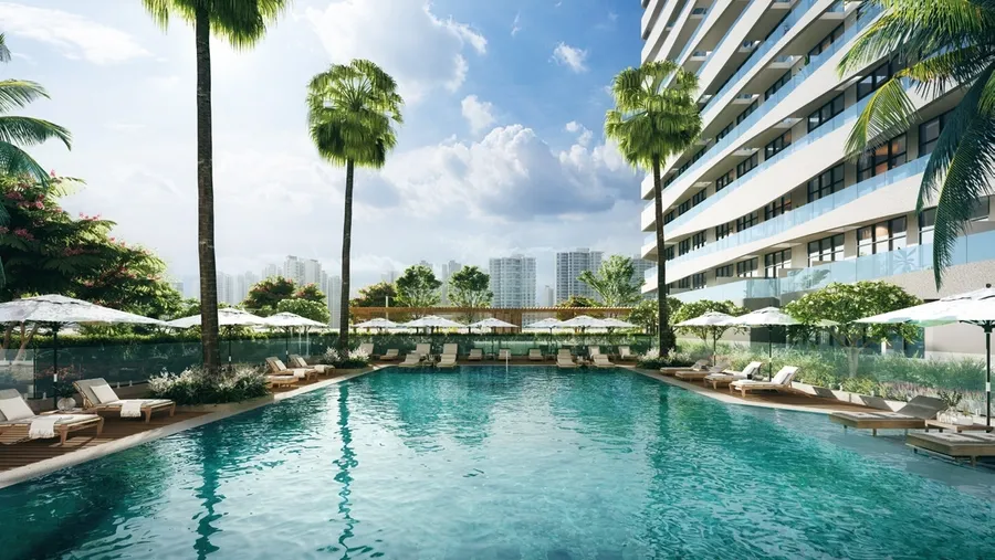 Swimming Pools at Creek Views 3.