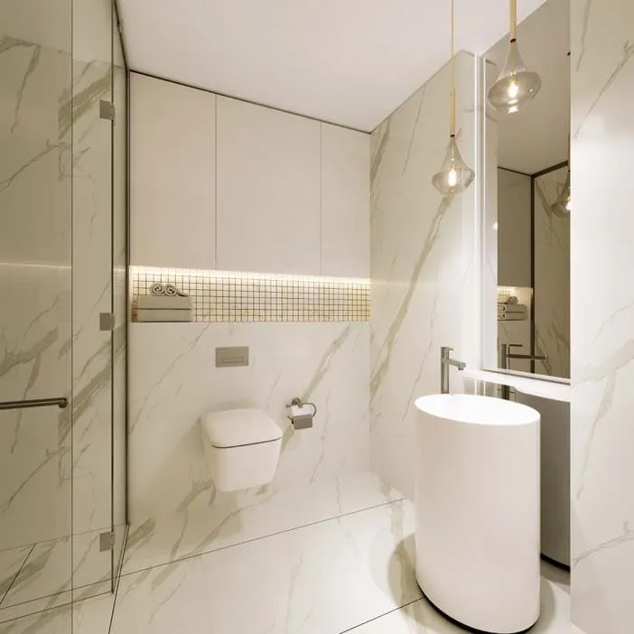 Interior render at Riviera Rêve.