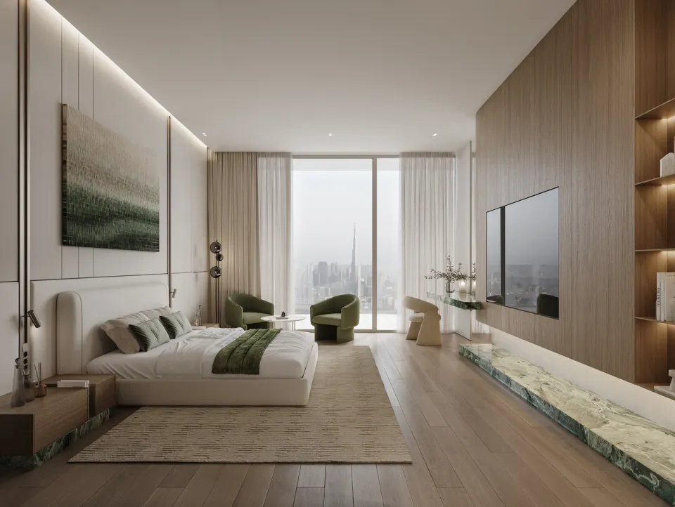 Binghatti HillCrest, Arjan · render 2
