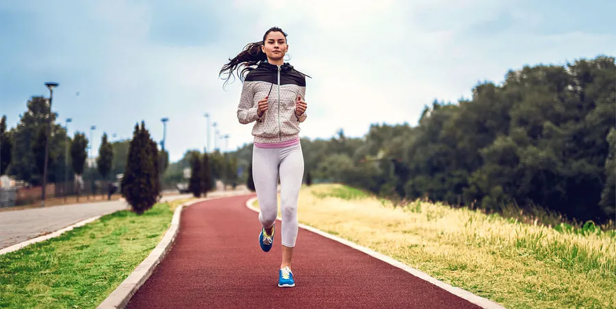 Jogging Track at Binghatti Amberhall.